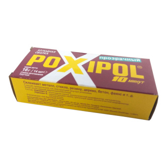 Клей Poxipol 16гр/14мл прозрачный от магазина РЭССИ